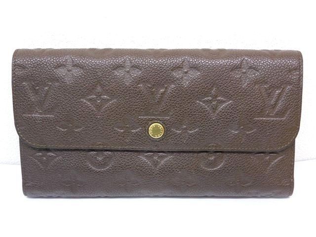 ヴィトン M 60259 CA 0193 モノグラムアンプラント ポルトフォイユ ヴィルトゥオーズ 長財布 レザー ブラウン系 LOUIS VUITTON 7 L