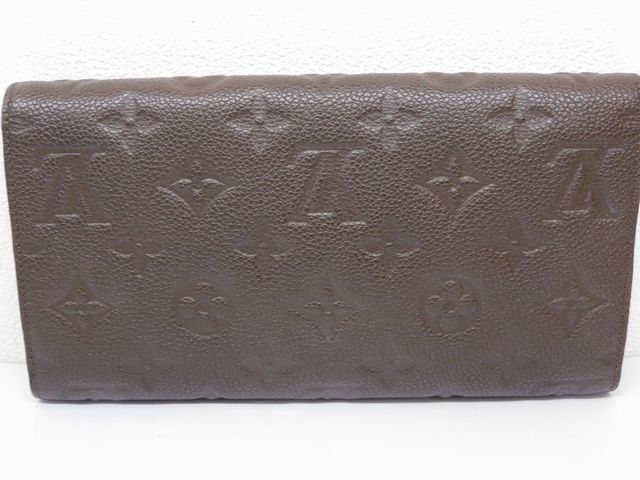 ヴィトン M 60259 CA 0193 モノグラムアンプラント ポルトフォイユ ヴィルトゥオーズ 長財布 レザー ブラウン系 LOUIS VUITTON 7 L