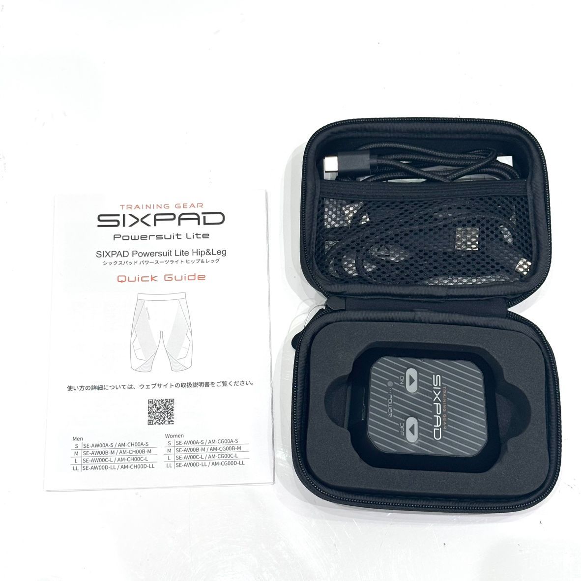 え沖】 SIXPAD PowerSuit Core Belt BLUE Lite Hip&Leg パワースーツ