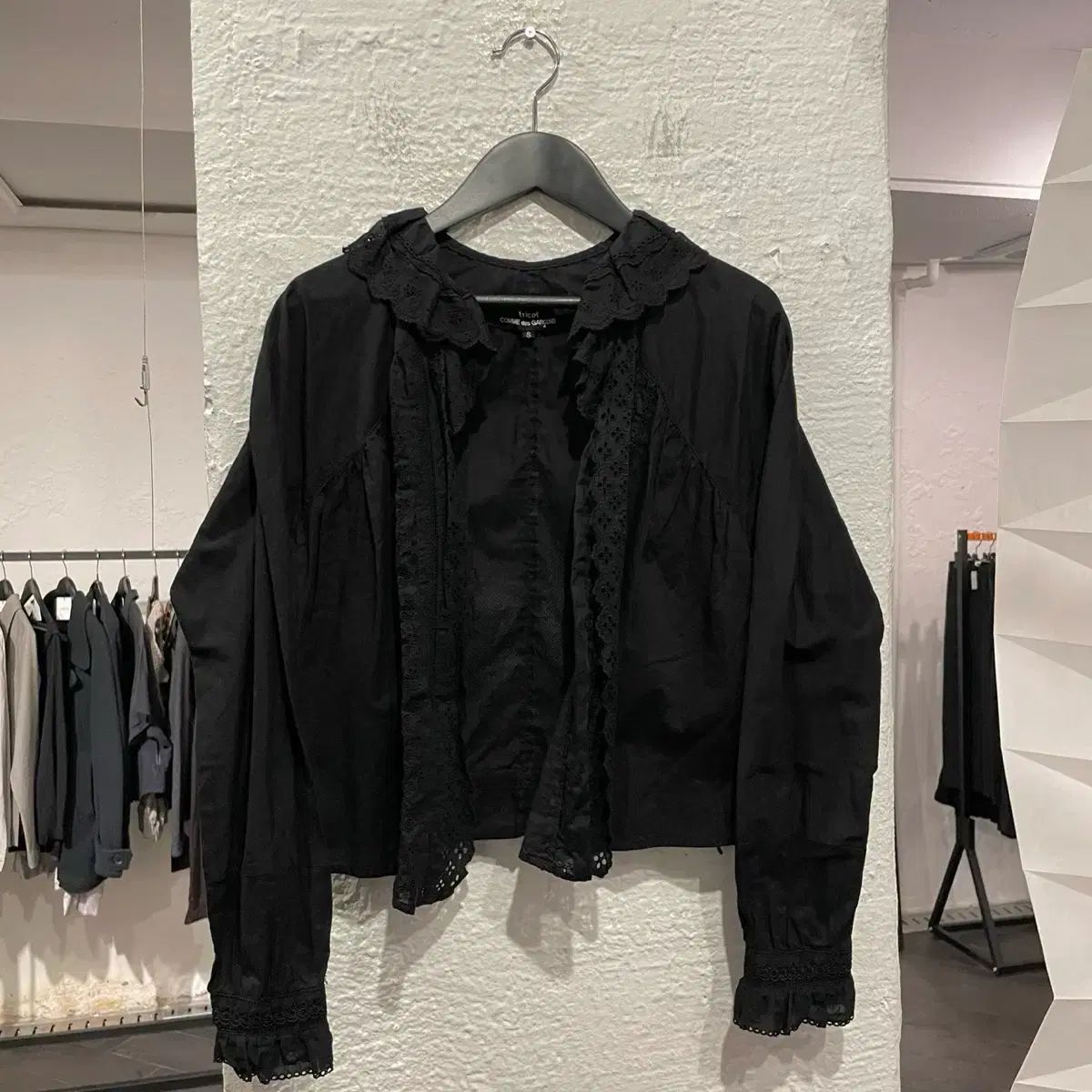 コム デ ギャルソン クロシェ デザインテープ シャツ