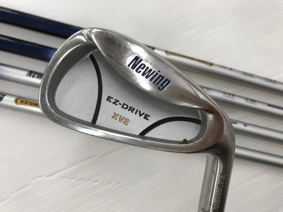 ブリヂストン ニューイング EZ ドライブ XV 2 DRIVE WO 07 Sフレックス アイアンセット ゴルフドゥ 新大宮