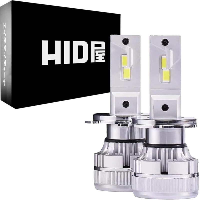 HID屋 H 4 38700 cd LED ヘッドライト Hi Lo 切替 爆光 車検対応 ホワイト 12 V 2本 iシリーズ α アルファ