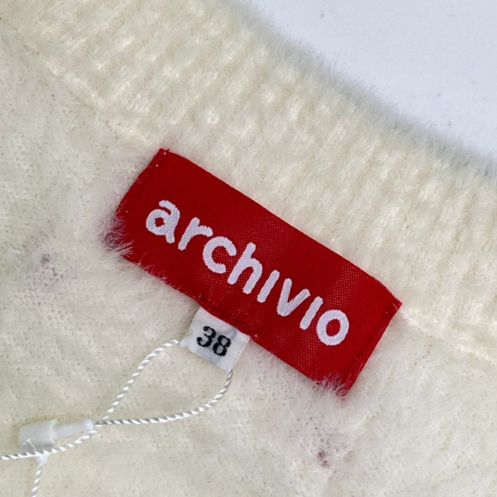 サイズ：38 ARCHIVIO アルチビオ 2023年モデル シャギーニットブルゾン