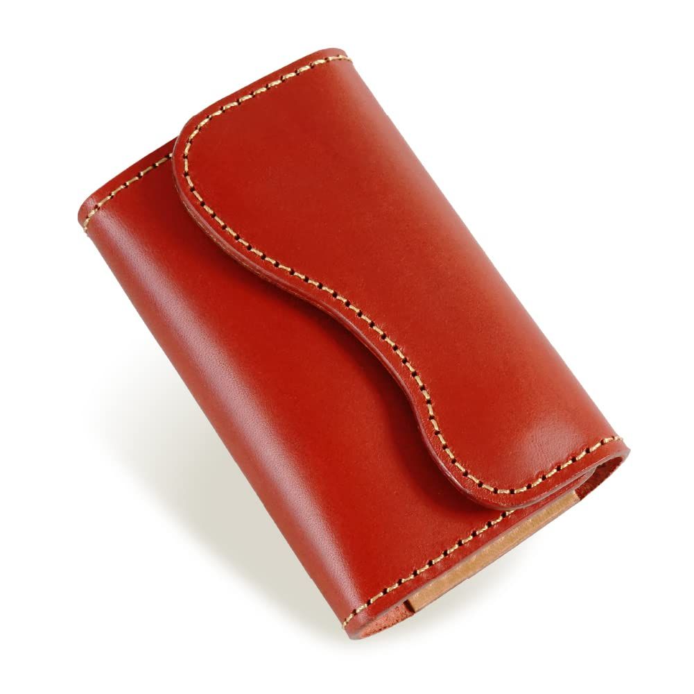 革茶屋 バイカーズキーケース カラビナ 傷つかない バイク用キーケース ライダー オートバイ キーカバー 本革 日本製