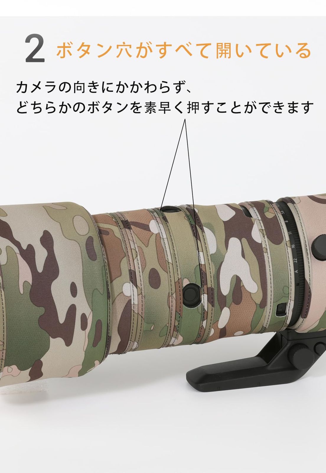 CHASING BIRDS 迷彩防水レンズコート CANON RF 70-200 mm F 2.8 L IS USM Z用 防雨レンズ保護カバー 暗い