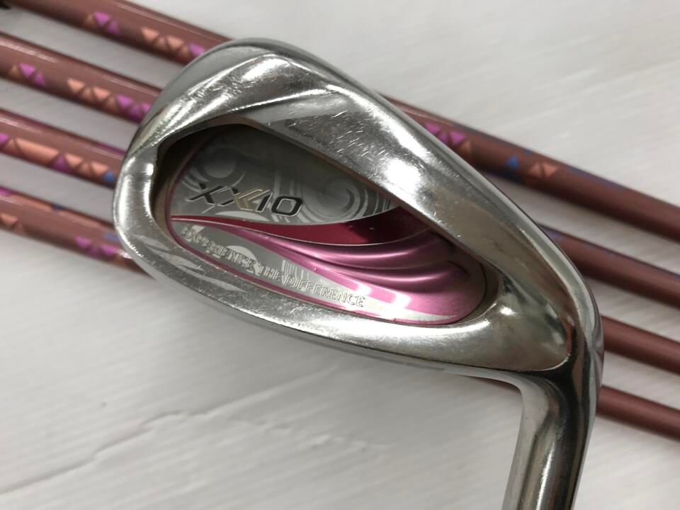 ダンロップ XXIO LADIES ボルドー MP 1100 L Aフレックス アイアンセット ゴルフドゥ 新大宮