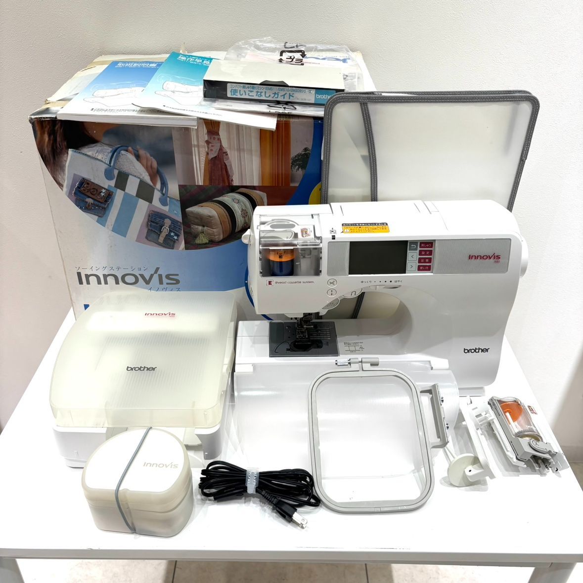え沖 brother ブラザー innovis N-80 N 80 イノヴィス 刺繍機能 コンピューターミシン 本体 き 付属品多数 簡易 MD 0 S 97