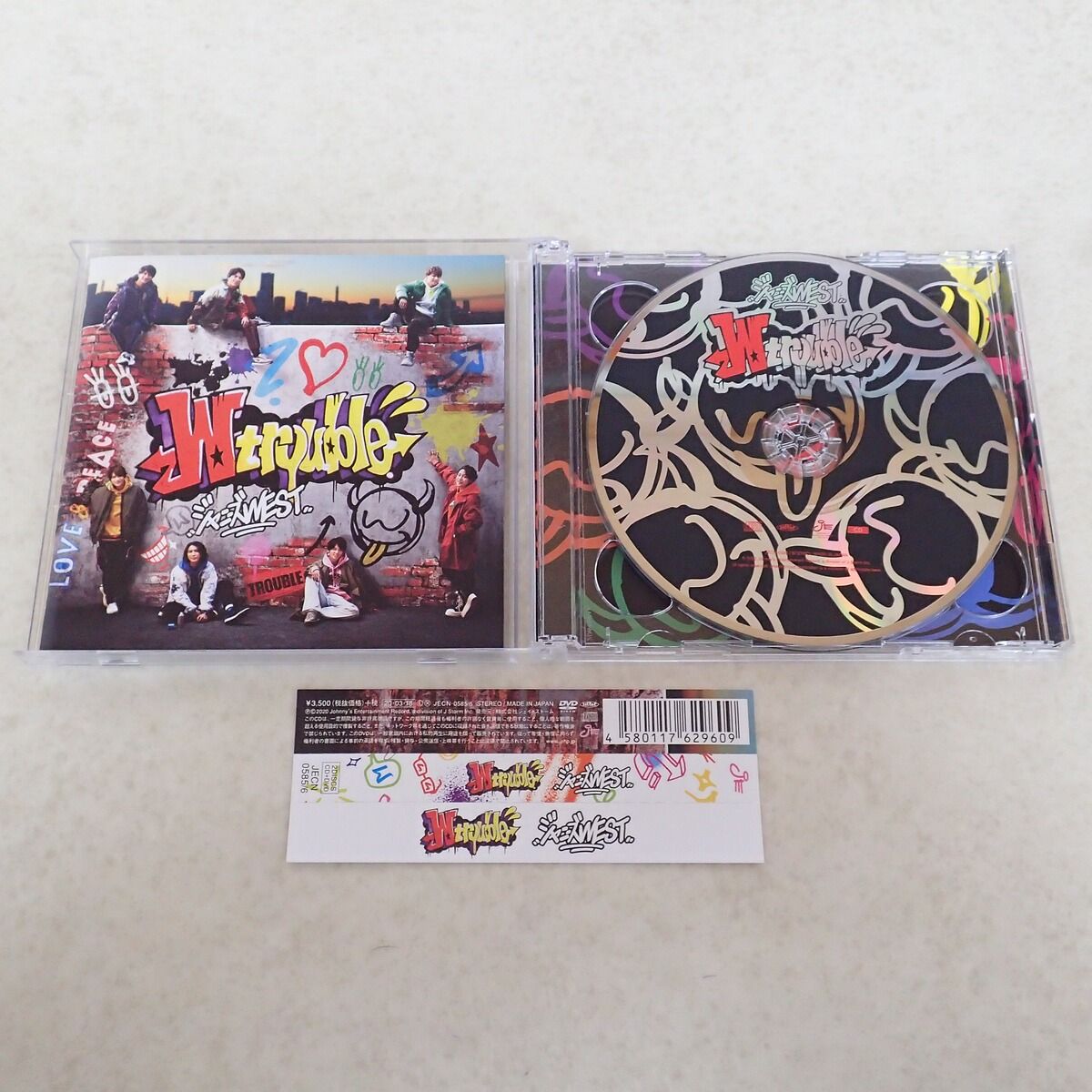 ジャニーズWEST CD/DVD Wtrouble 通常盤/初回盤A/B 通販限定盤Tシャツ