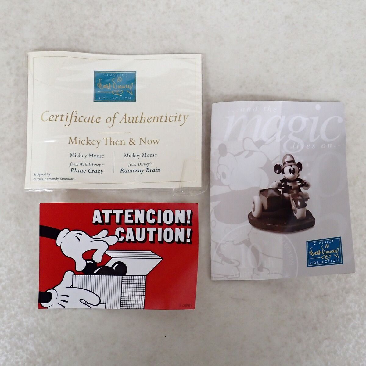 クラッシックウォルトディズニー Mickey Then and Now ◇☆ ディズニー WDCC フィギュア ミッキー 今と昔 Mickey Then & Now