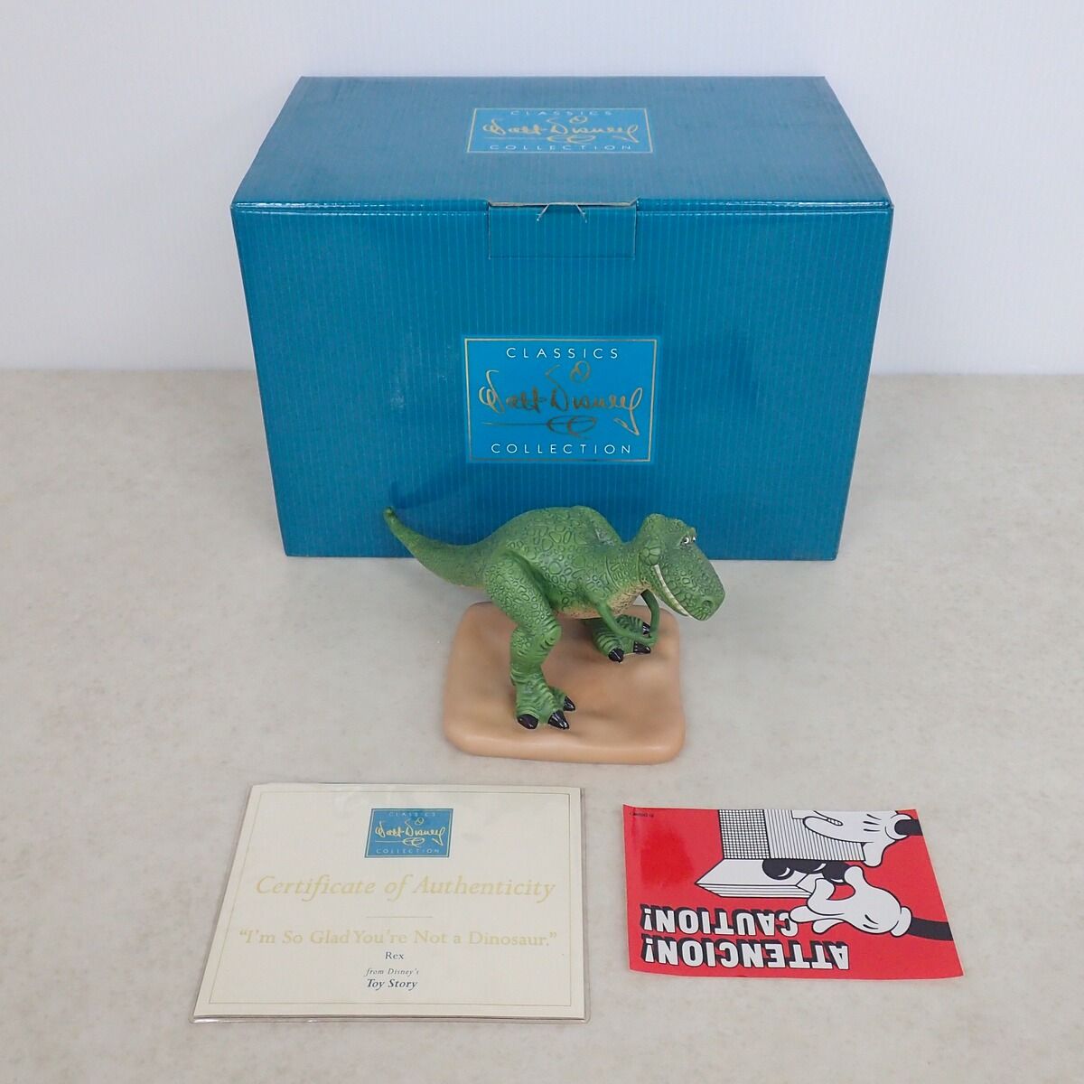 ディズニー Wdcc トイ・スト－リ－ レックス 置物 フィギュア ◇☆ ディズニー WDCC フィギュア トイストーリー レックス Rex