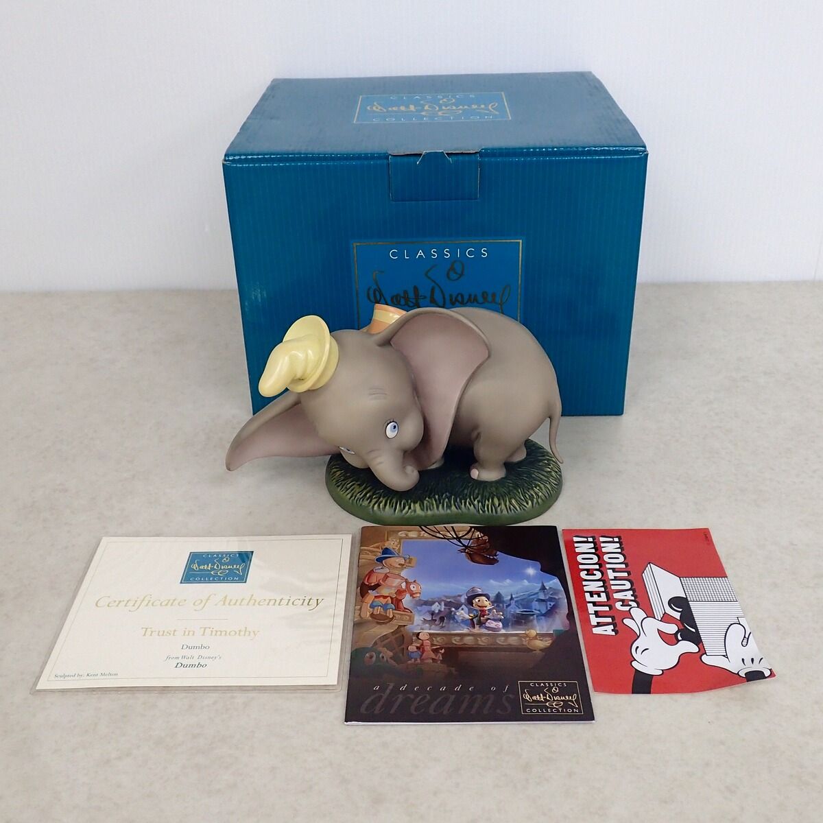 未使用　WDDC ディズニー　ダンボ　フィギュア ◇☆ ディズニー WDCC フィギュア ダンボ Dumbo クラシック