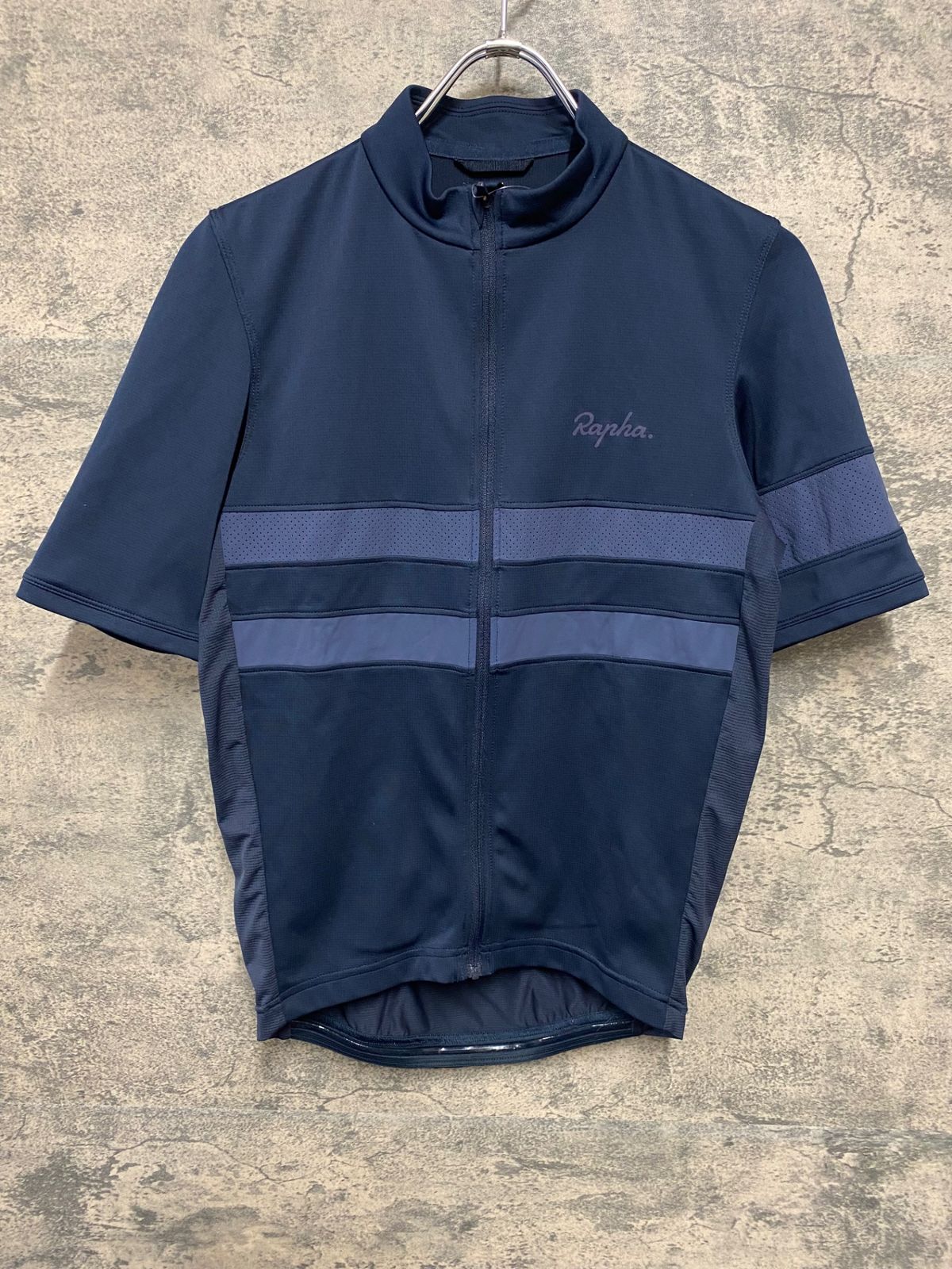 JS 652 ラファ Rapha MEN S BREVET JERSEY 半袖 サイクルジャージ 黒 M