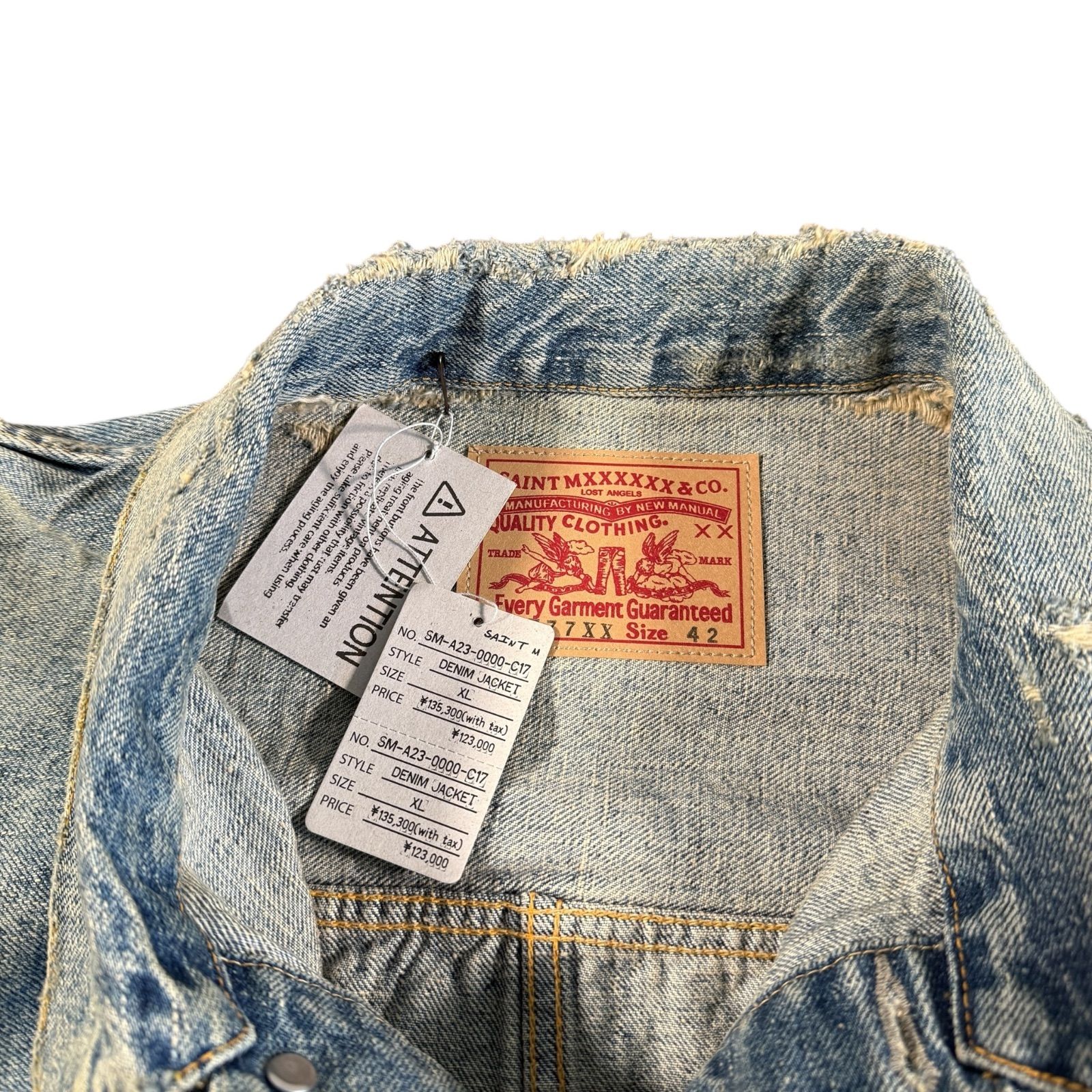 SAINT MICHAEL × BerBerJin 777XX 23AW BJ DENIM JKT SM-A23-0000-C17