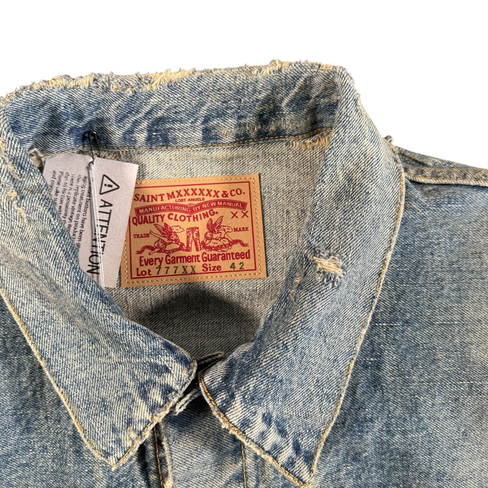 SAINT MICHAEL × BerBerJin 777XX 23AW BJ DENIM JKT SM-A23-0000-C17