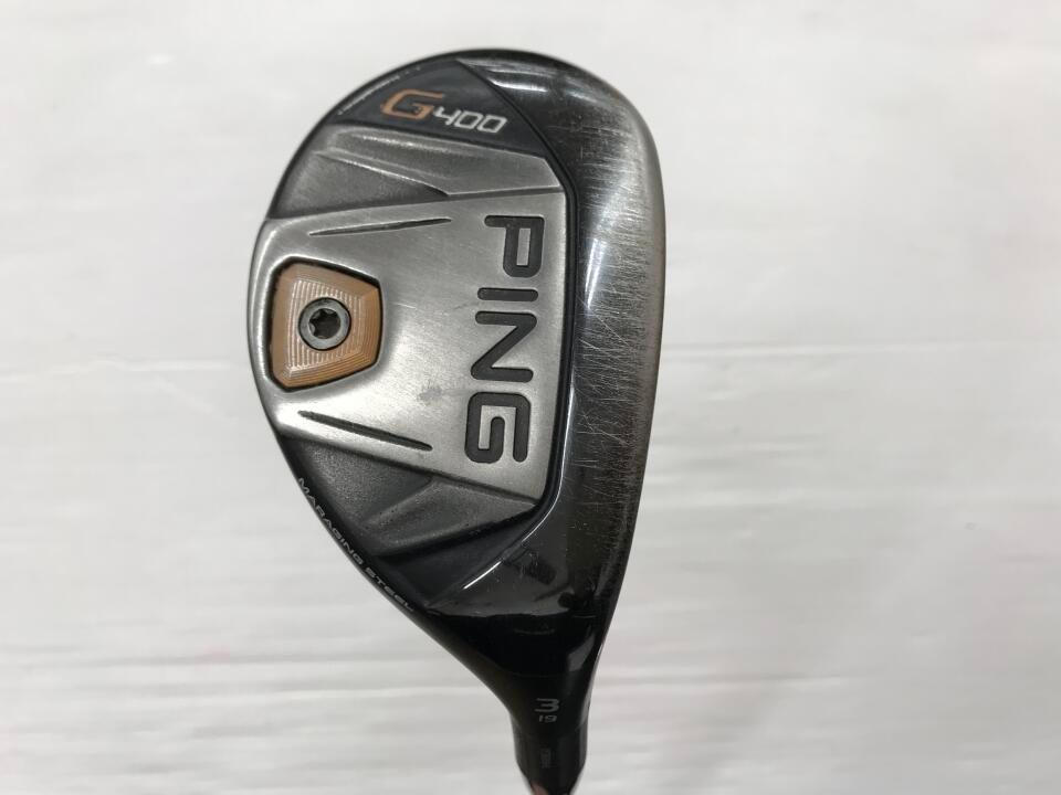 ピン G400 19度 AWT 2.0 LITE Sフレックス ユーティリティ 中古 ゴルフ