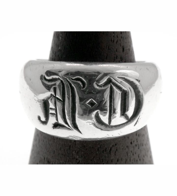 クロムハーツ CHROME HEARTS SEAL STAMP シールスタンプ シルバー リング 46996