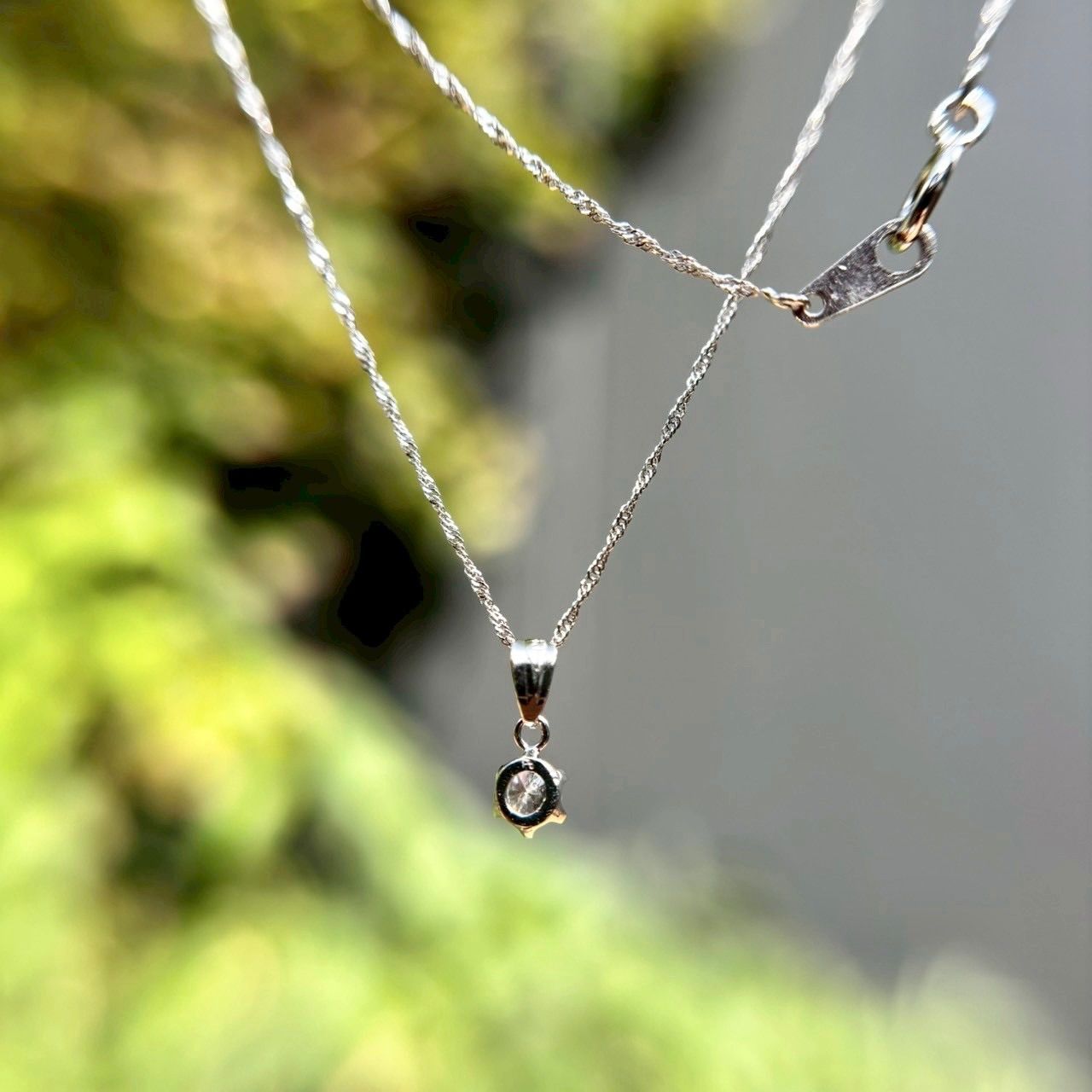 Pt900 Pt850 ダイヤモンド0.12ct ネックレス - メルカリ