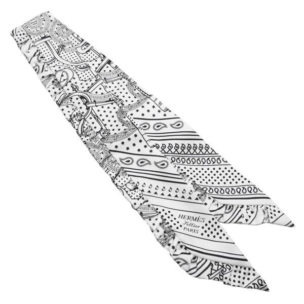 新品同様】エルメス HERMES スカーフ ツイリーフリル エプロンドール