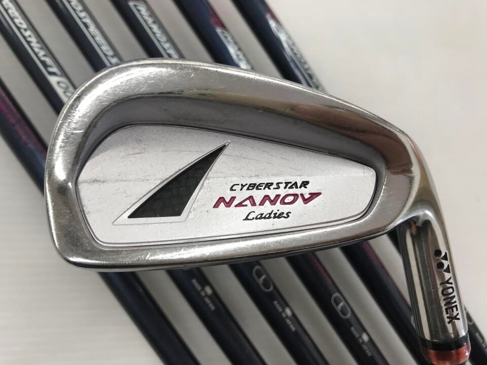 ヨネックス サイバースター ナノブイ ナノスピードシャフト Lフレックス アイアンセット ゴルフドゥ 新大宮
