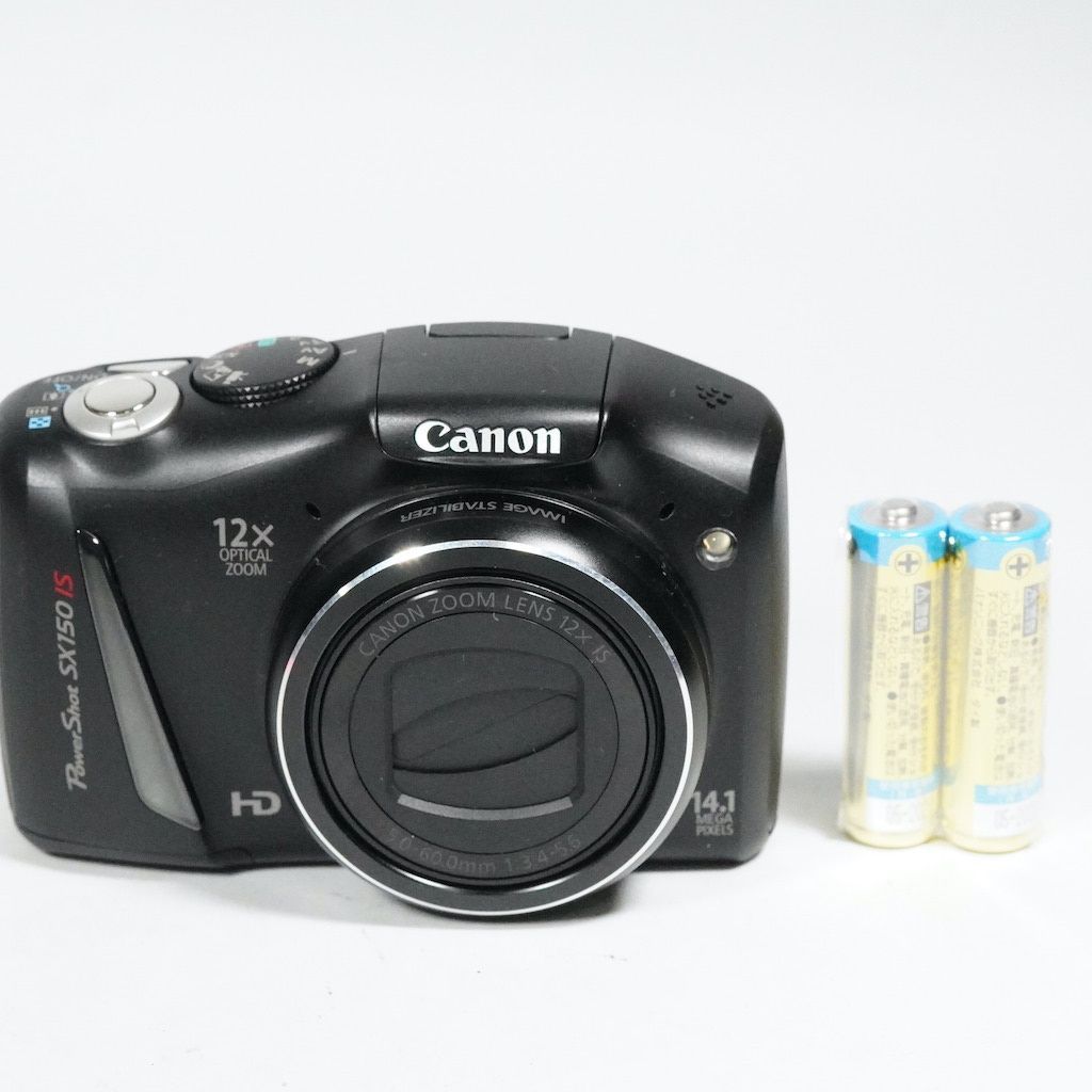 Canon キャノン PowerShot SX 150 IS ブラック 返金保証 2536