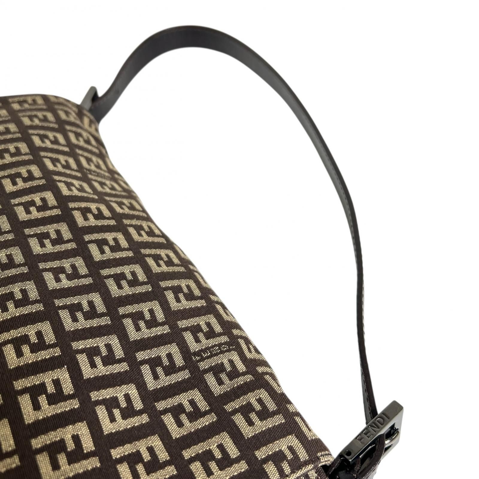 Fendi マンマバケットズッキーノ ロゴプリント ショルダーバッグ 中型 FENDI フェンディ ズッカ ズッキーノ ショルダー バッグ マンマ