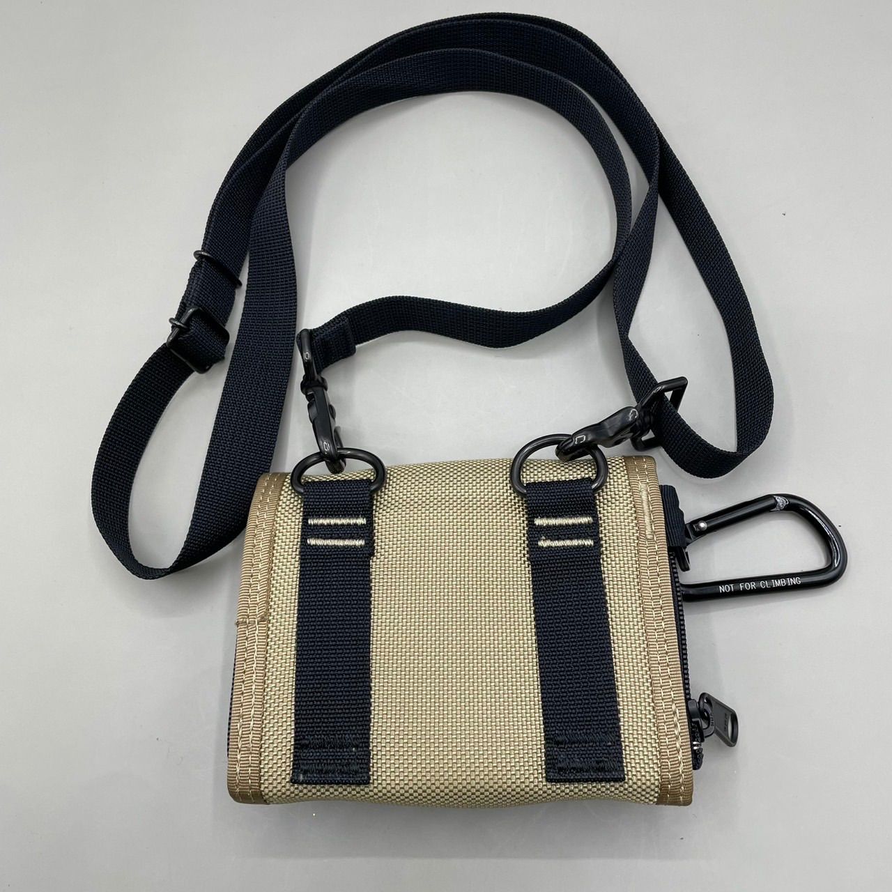 極美品 PORTER ポーター 二つ折り財布 ミニウォレット ショルダー付き 