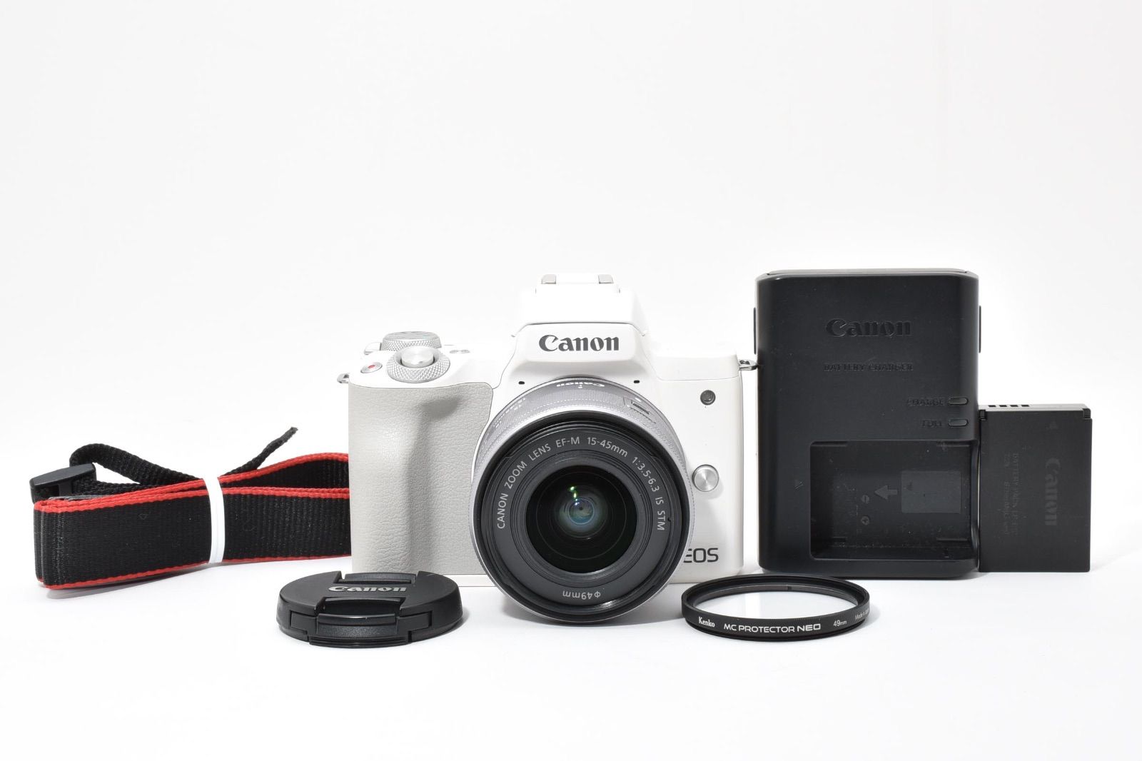 新品級】キヤノン Canon EOS Kiss M EF-M 15-45mm IS STM - メルカリ