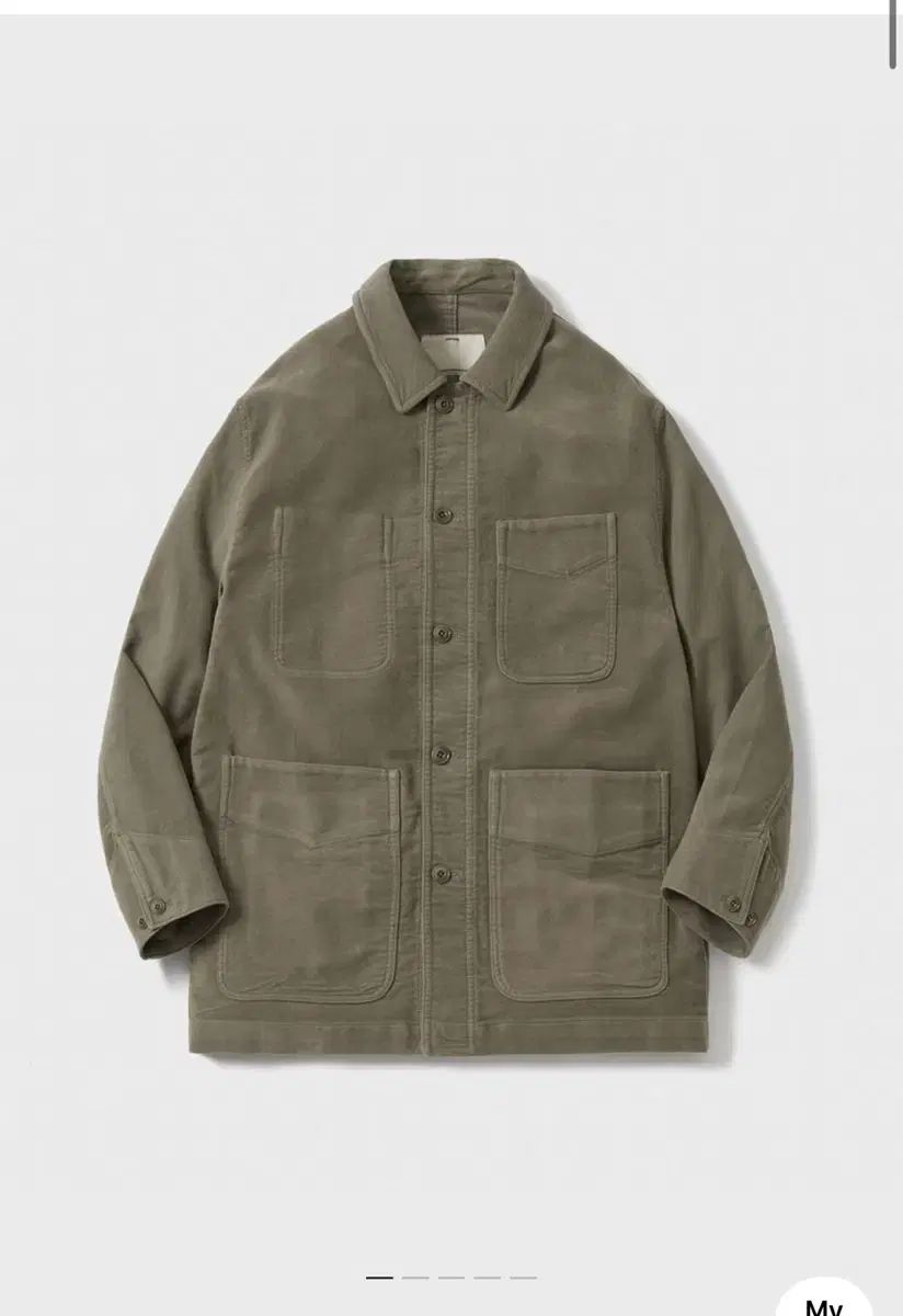 ポッタリー モールスキン ワークジャケット DARK