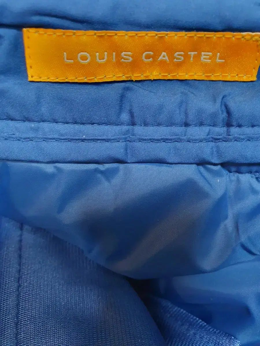 ルイカステル ブルー キルティング ダウン ゴルフパンツ 34