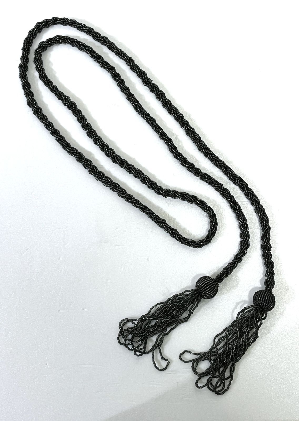 00 s ヴィンテージ アーカイブ VERONIQUE BRANQUINHO｜ヴェロニクブランキーノ フリンジ ビーズ編込みベルト KWY