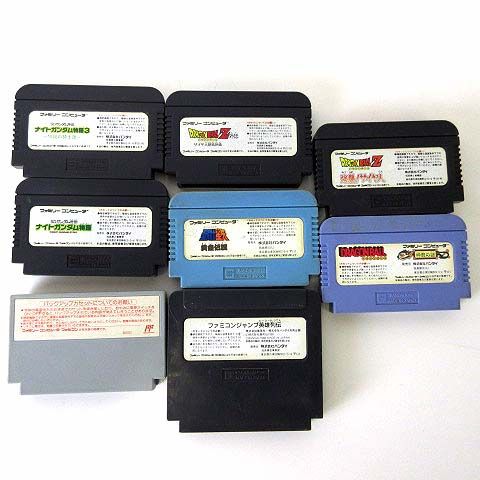 ジャンク 希少 初代 ファミコン ソフト 8個 セット 任天堂