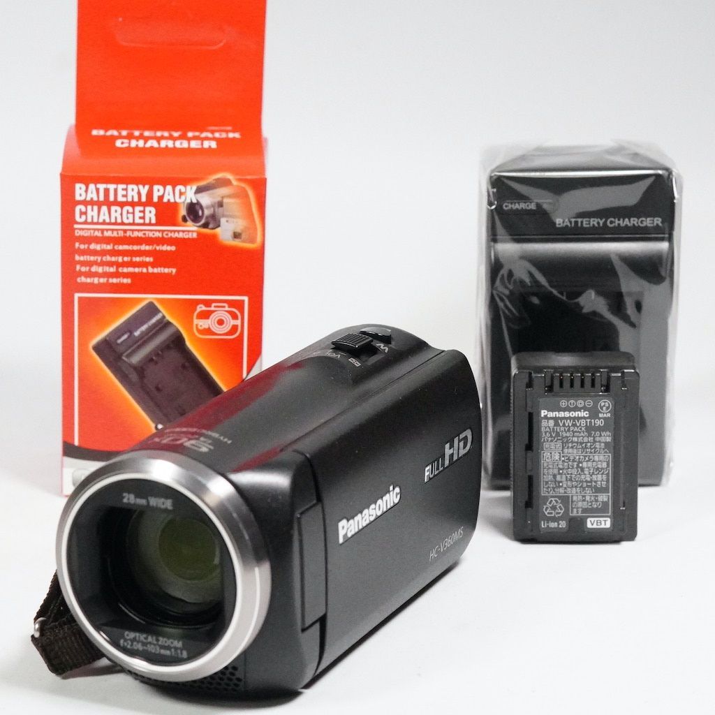 Panasonic パナソニック HC V 360 MS ブラック 返金保証 2540