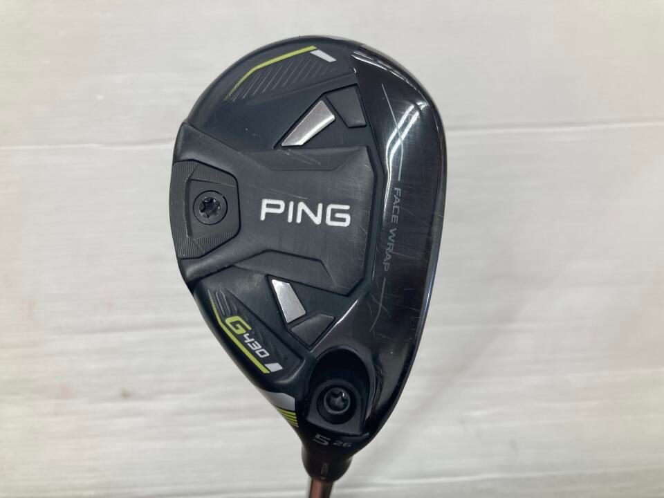 ピン G430 26度 TOUR 2.0 CHROME 85 Sフレックス ユーティリティ 中古