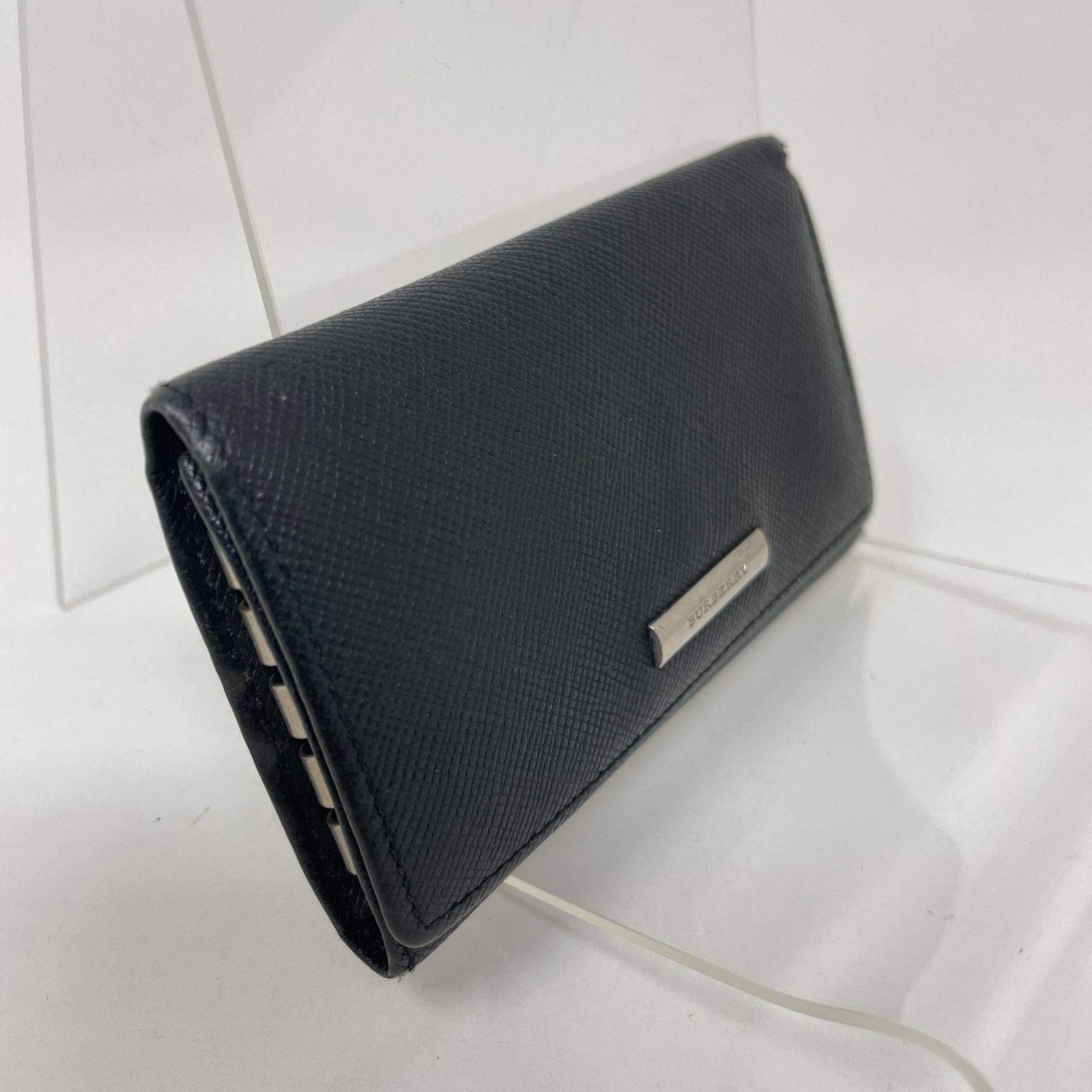 バーバリー BURBERRY レザー 4連キーケース 黒 - メルカリ