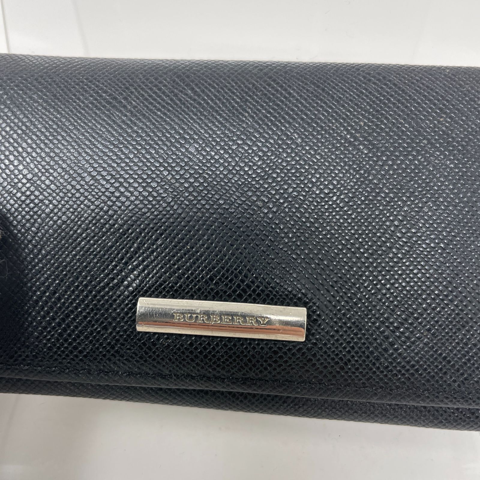 バーバリー BURBERRY レザー 4連キーケース 黒 - メルカリ