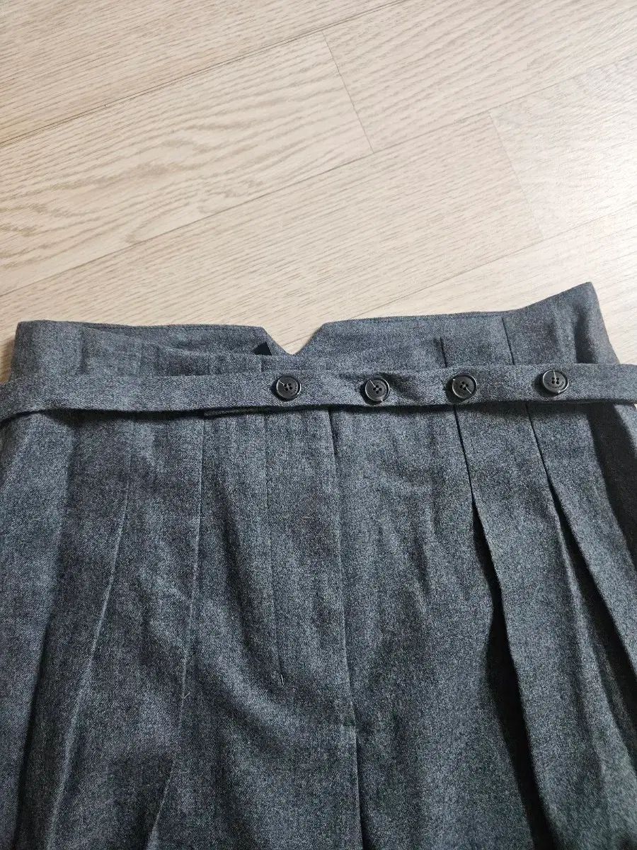  メゾンマレ ベルト付き ワイド スラックス スラックス パンツ