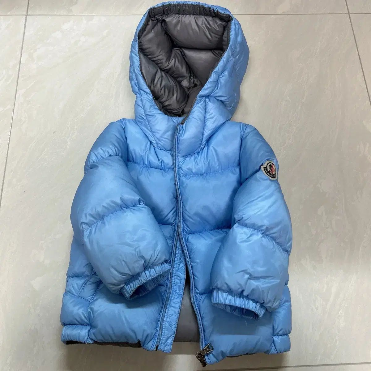 モンクレール キッズ 子供 ダウン スカイブルー