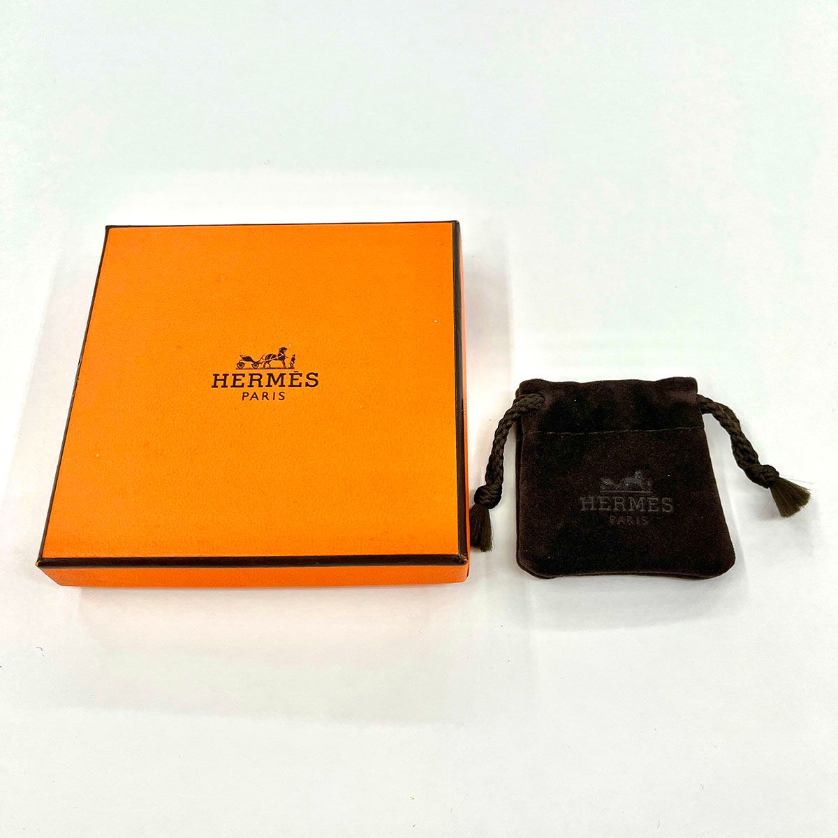 HERMES エルメス カージュドアッシュ Hキューブ ネックレス レディース
