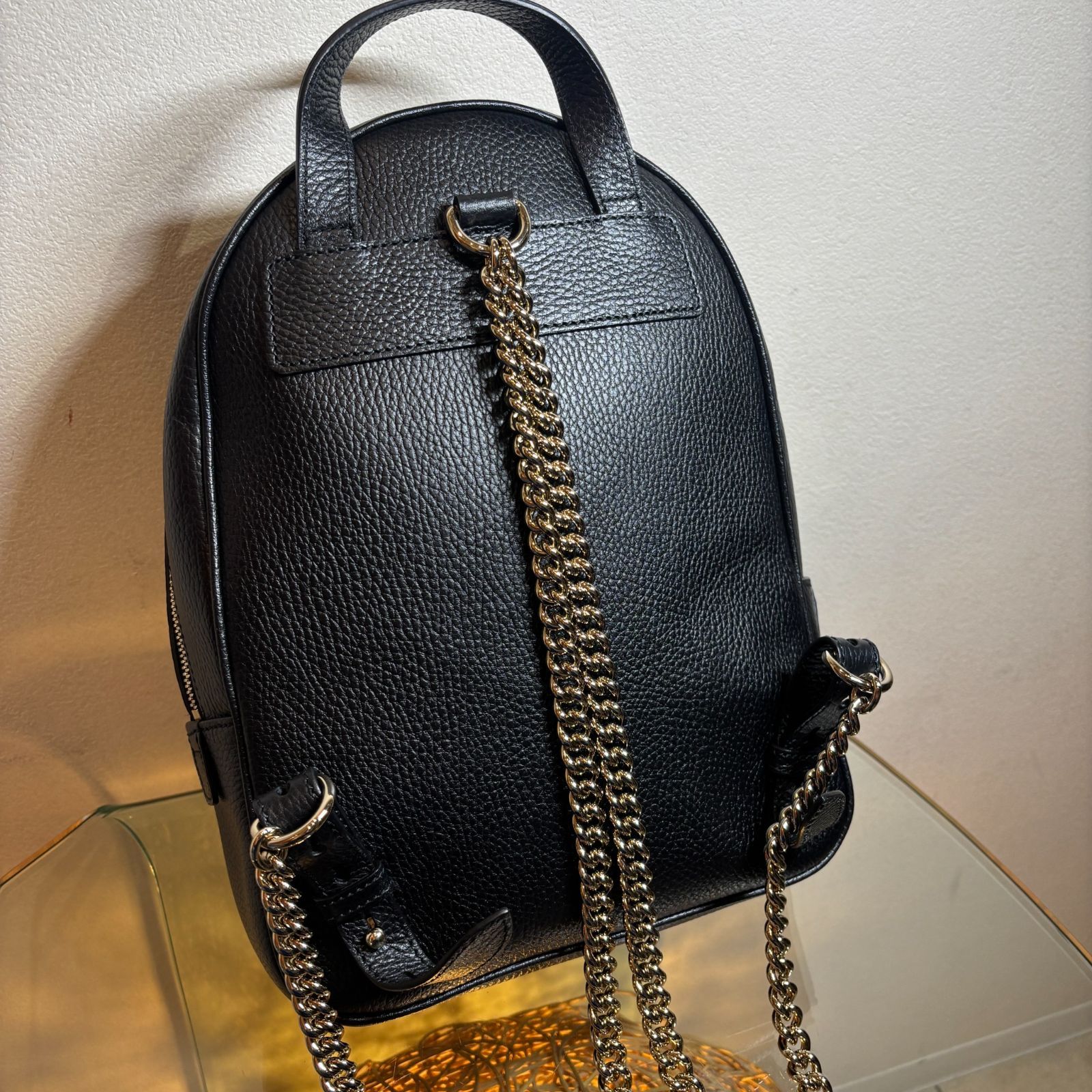 ΩNA5086 極美品！GUCCI グッチ インターロッキングG ソーホー リュック 