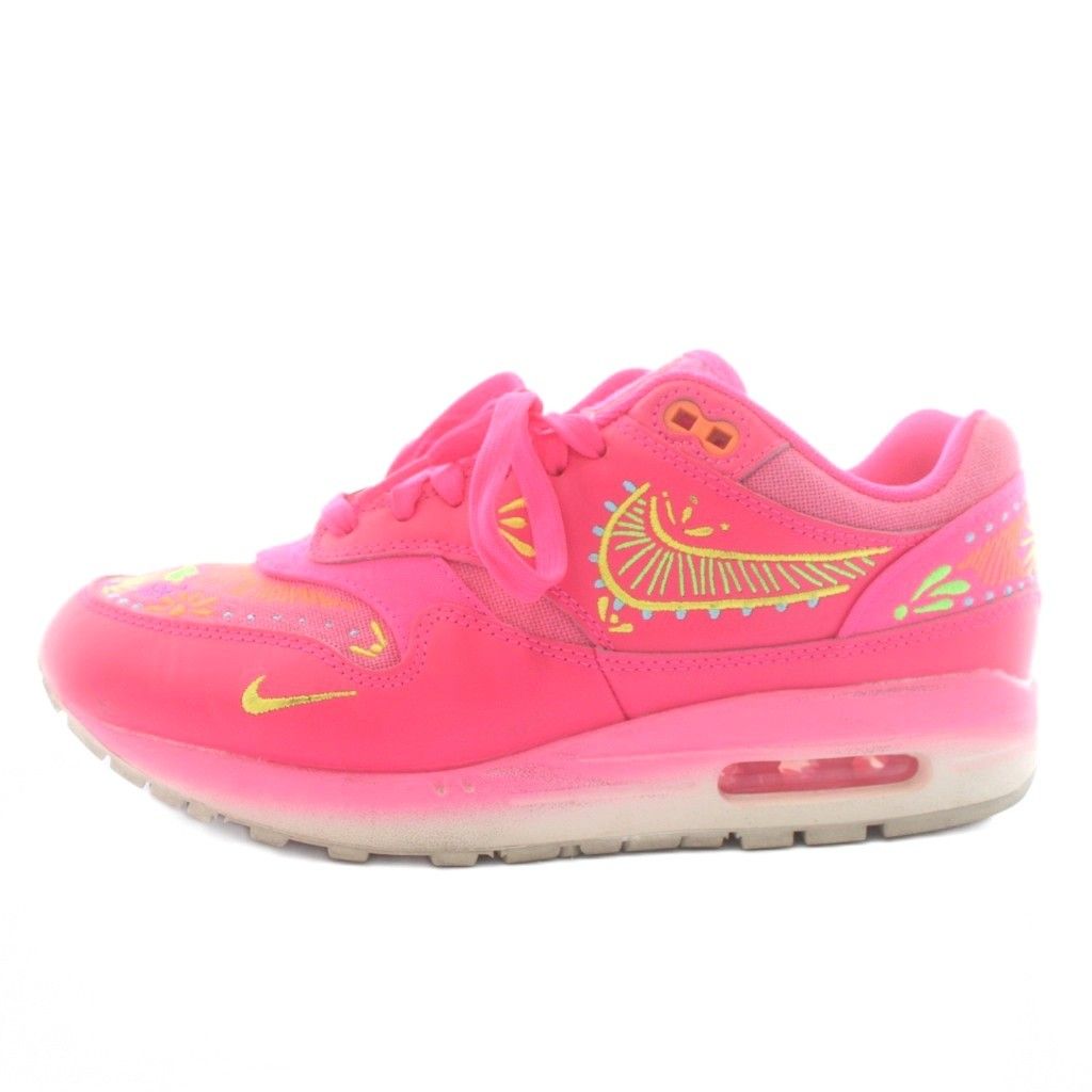 ナイキ NIKE エアマックス1 PRM ディア デ ムエルトス Air Max 1 Dia De Muertos スニーカー レザー ローカット US 7.5 25.5 cm ピンク FQ 8172-645 |XZ GY 20