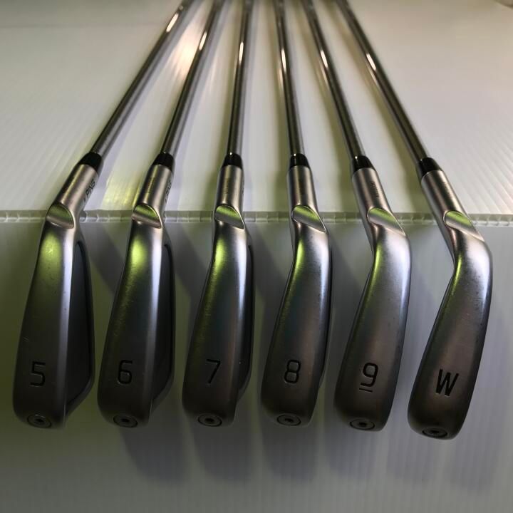 ピン i230 Steel Fiber I95CW Sフレックス アイアンセット 中古 ゴルフ