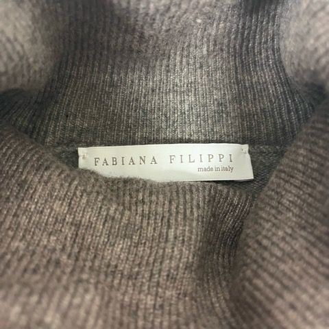 新品未使用✨ファビアナフィリッピ　タートルネックニット　ブラウン ファビアナフィリッピ FABIANA FILIPPI ニット セーター 長袖