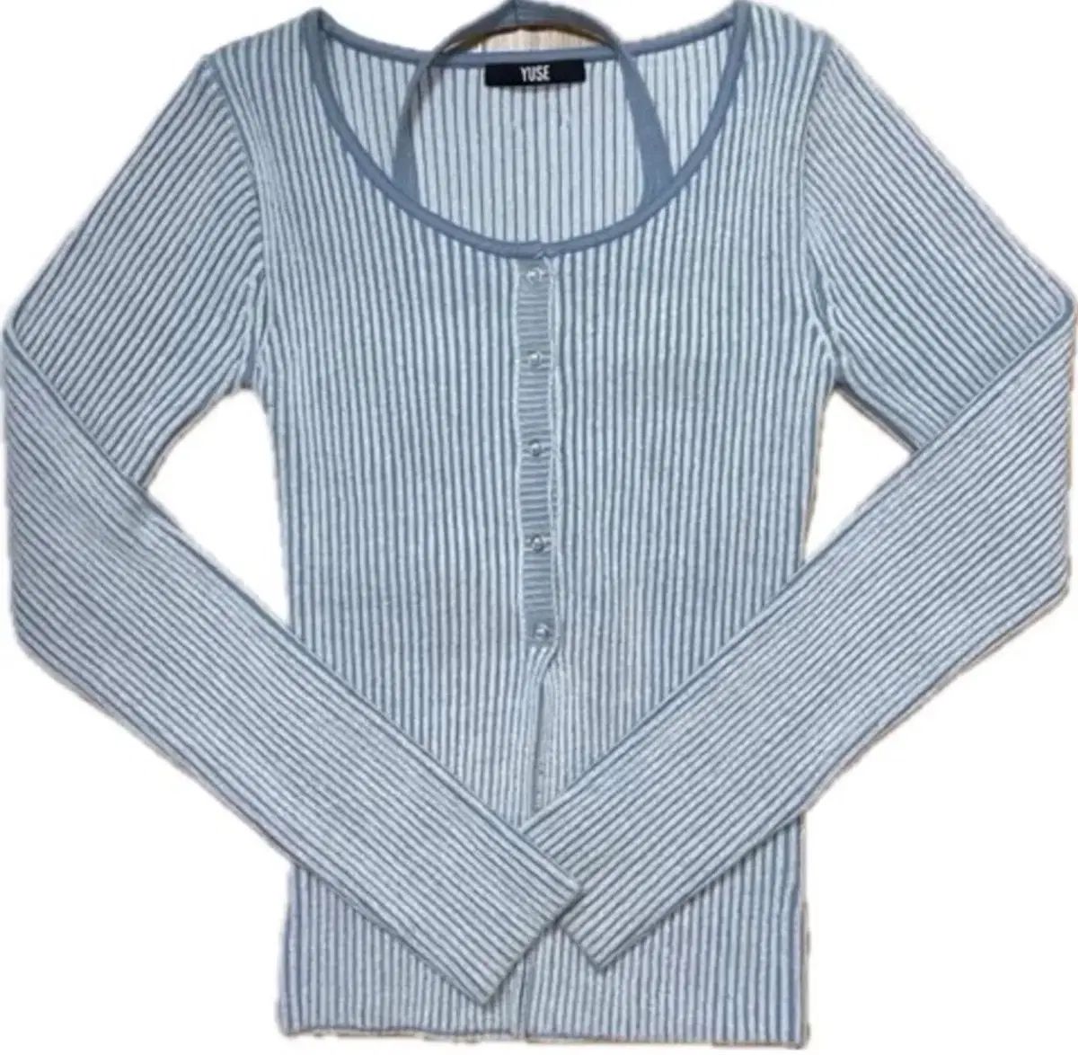 YUSE ツートン ホルターネック スリーブレス ニット トップス