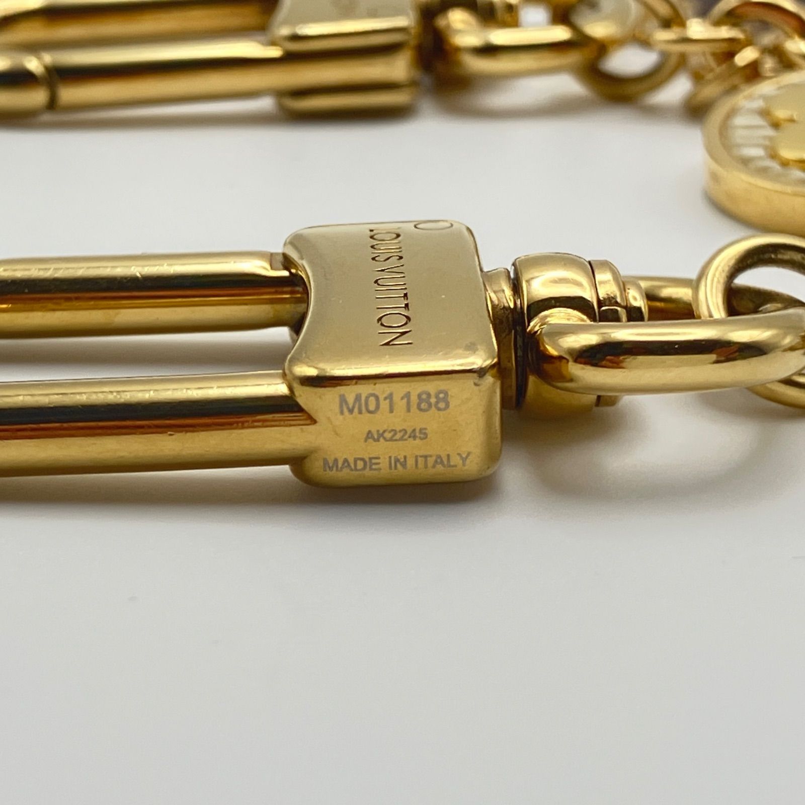  LOUIS VUITTON ルイヴィトン チェーン スプリング ストリート チャーム M 01188 キーホルダー キーリング 小物