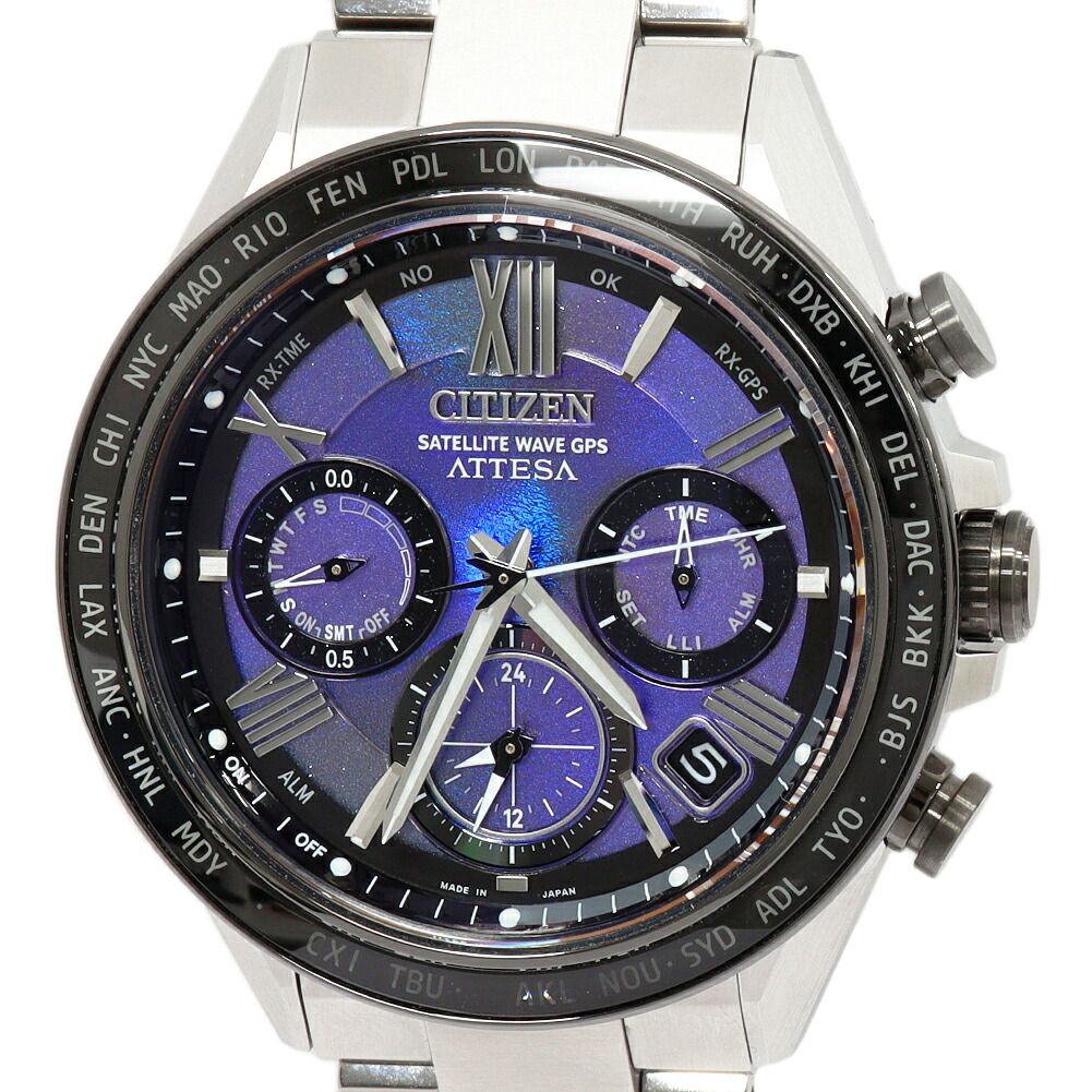 シチズン アテッサ アクトライン UNITE with BLUE 世界2400本 CC 4075-50 L F 950-0029 S 0 K メンズ