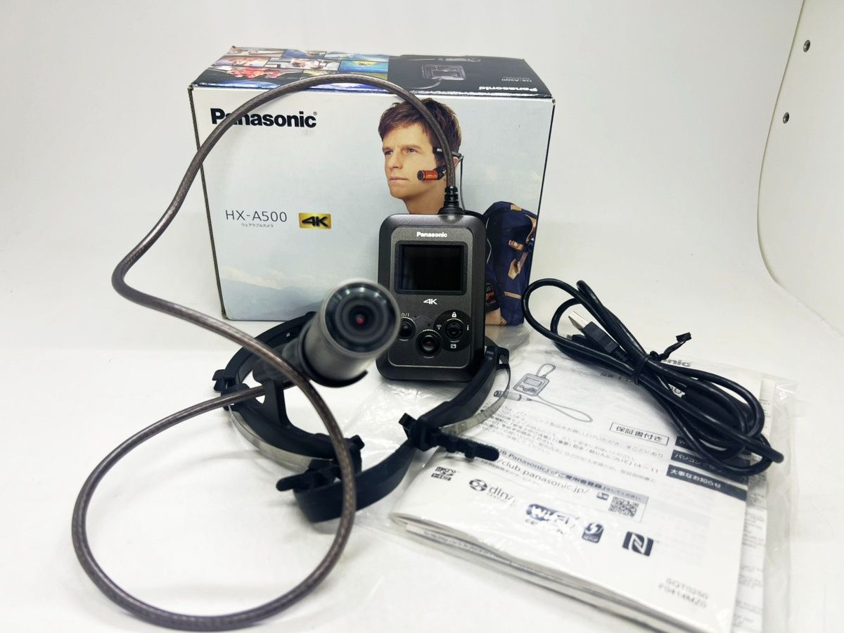 Panasonic パナソニック ウェアラブルカメラ HX-A 500-H グレー M 504 その他 アクションカメラ ウェアラブルカメラ本体 アクションカメラ ウェアラブルカメラ