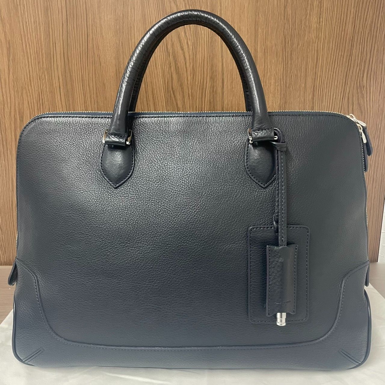 PELLE MORBIDA ペッレモルビダ ブガッティバッグ PMO-MB 045 A NAVY