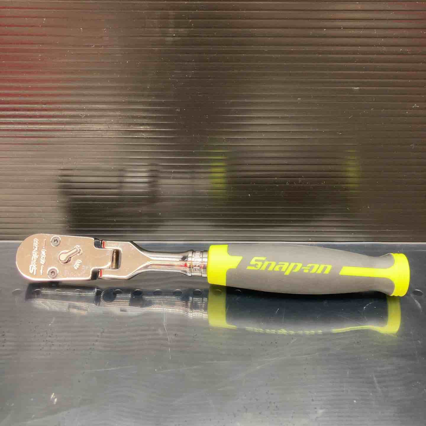 スナップオン Snap on 3 8ソフトグリップフレックスラチェット FHF 100 イエロー
