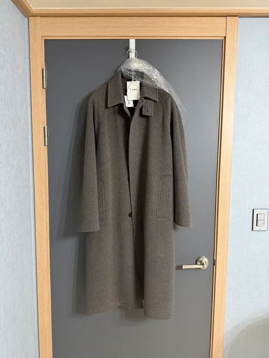 TIME HOMME 25 fw カシミア バルマカーンコート セピアブラウン 105