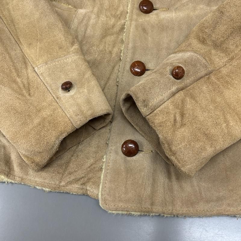 シアーズ 70年代 ビンテージ スエードレザー 裏ボア ランチ ジャケット